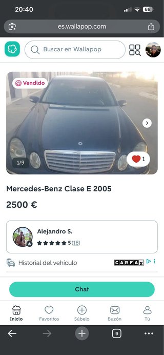 Mercedes-Benz 270cdi motor perfecto Clase E 2005