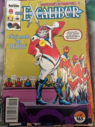 Pack de comics de EXCALIBUR