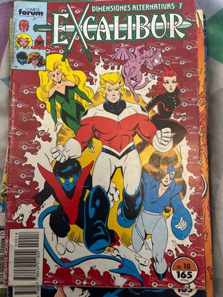 Pack de comics de EXCALIBUR
