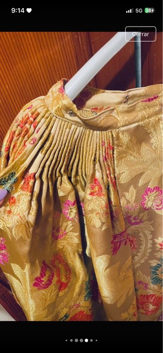 Vestido de Fallera Amarillo/Dorado