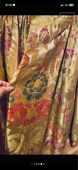 Vestido de Fallera Amarillo/Dorado