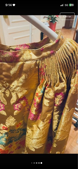 Vestido de Fallera Amarillo/Dorado
