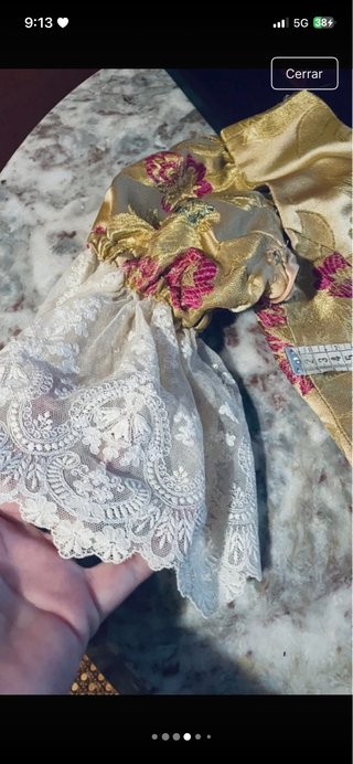 Vestido de Fallera Amarillo/Dorado