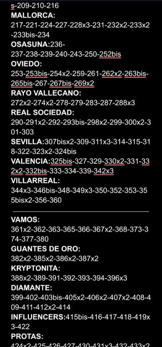 Intercambio Cromos Adrenalyn LaLiga XL 2025-2026