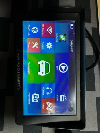 Navegador GPS Portátil Navi Camper Pro X12