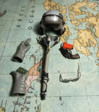 Figura escala 1:6 Piloto Militar
