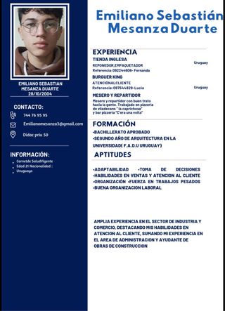 busco trabajo de lo que sea