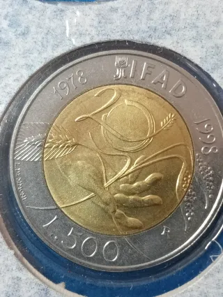 Divisionale Repubblica Italiana 1998 senza argento