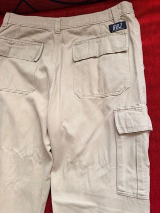 Pantalón cargo hombre beige XL