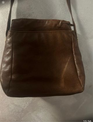 Borsa Versace Pelle Marrone e Oro Anni '80