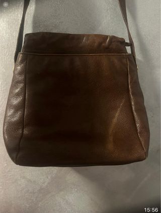 Borsa Versace Pelle Marrone e Oro Anni '80