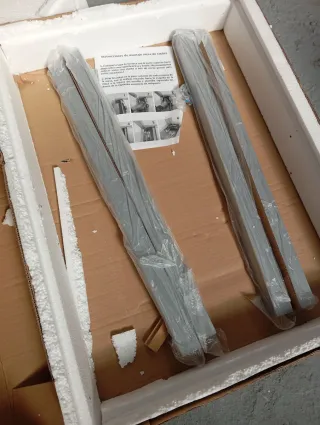 Mesa de comedor cristal y madera