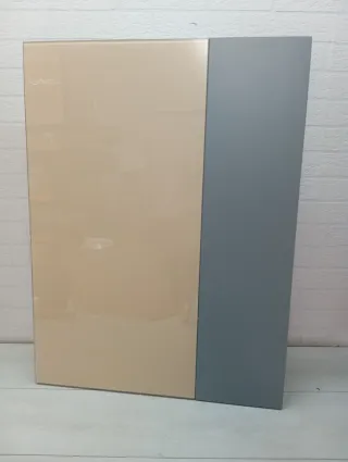 Mesa de comedor cristal y madera