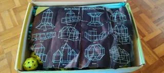 Juego de construcción varillas y conectores