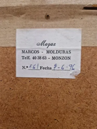 Cuadro bordado punto de cruz con abecedario
