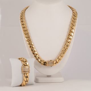 Pulsera barbada cubana oro 18k 750