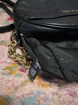 Bolso Michael Kors Piel Negro Dorado Tachuelas