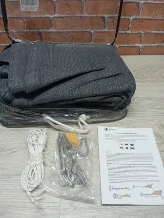 VOUNOT Toldo Vela Sombra Triangular Gris 5x5x5