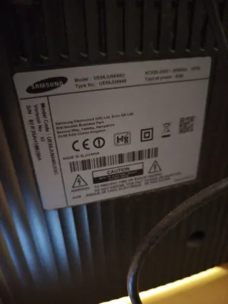 Smart TV Samsung 55 Negro