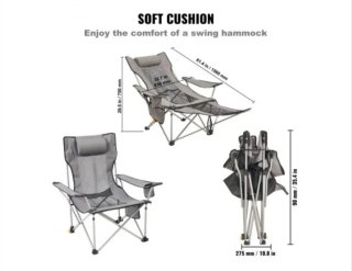Silla Hamaca plegable reclinable nueva