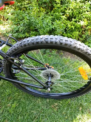 Bicicleta Btwin 24 Naranja/Negra