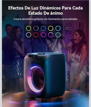 Altavoz Karaoke GREEN KEEPER 400W 2 Micrófonos
