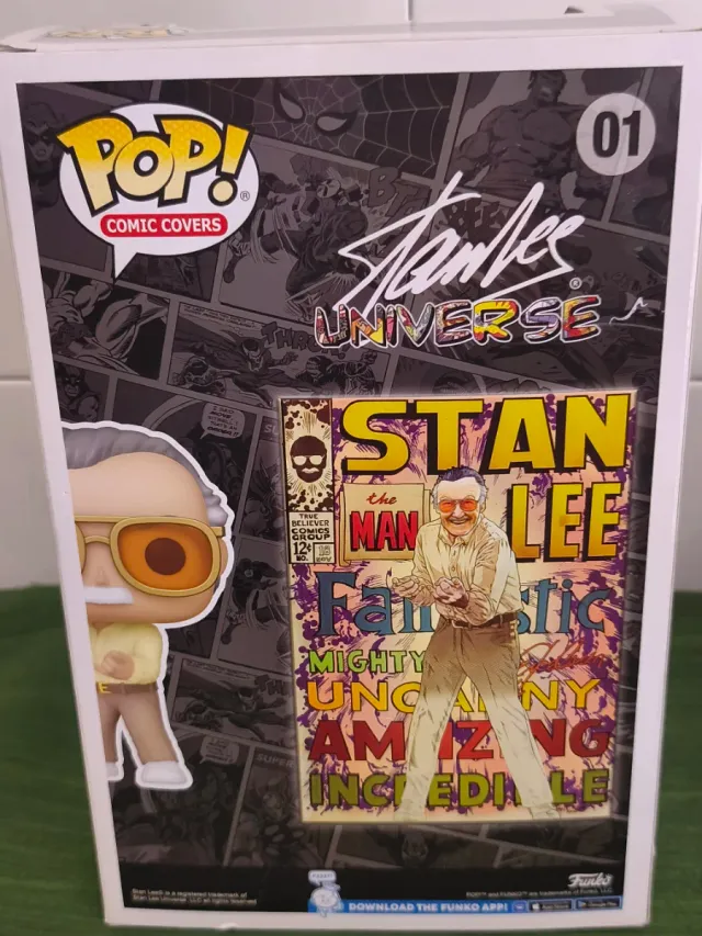 Funko Pop Stan Lee Marvel 01 Comic Covers