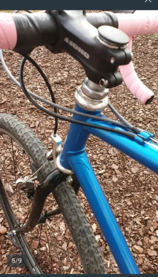 Bicicleta Gravel Acero. Talla M