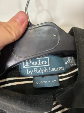 Polo Ralph Lauren Rayas Negras y Blancas