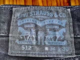 Jeans Levi's 512 Negros Talla 34/30