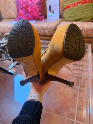 Botines plataforma tacón alto