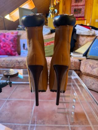 Botines plataforma tacón alto