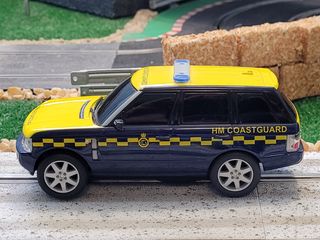 Coche de slot Scalextric Range Rover Coast Guard