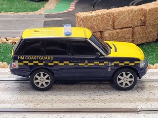 Coche de slot Scalextric Range Rover Coast Guard