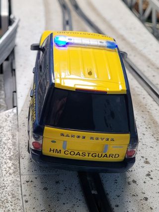 Coche de slot Scalextric Range Rover Coast Guard