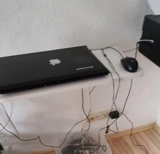 Mesa escritorio plegable estante balda pared