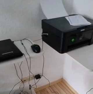 Mesa escritorio plegable estante balda pared