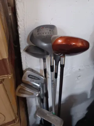 Bolsas y palos de golf