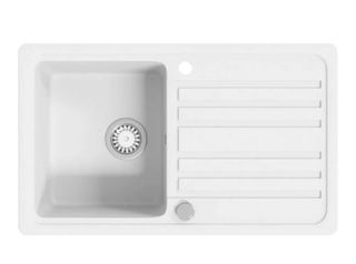 Fregadero Granito Blanco Reversible 1 Cubeta