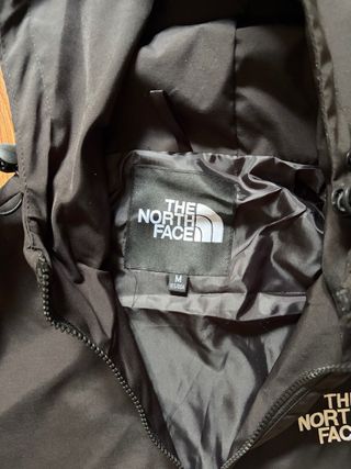 Cortavientos The North Face Negro y Blanco