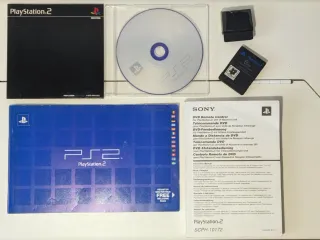 PS2 DVD con Mando Azul