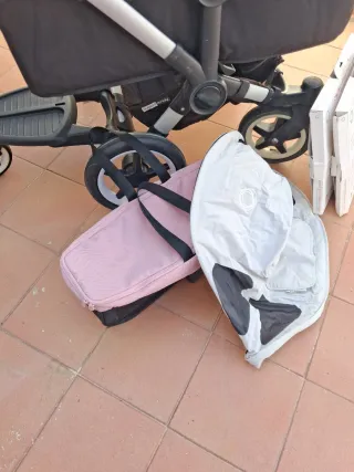 Bugaboo Donkey Silla Gemelar Rosa