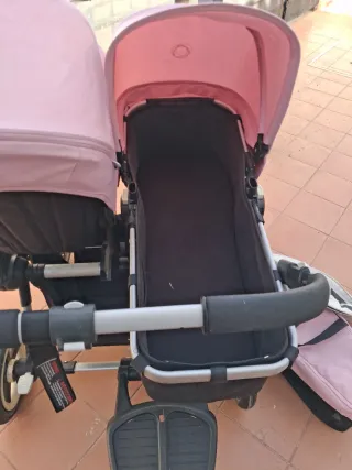 Bugaboo Donkey Silla Gemelar Rosa