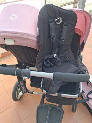 Bugaboo Donkey Silla Gemelar Rosa
