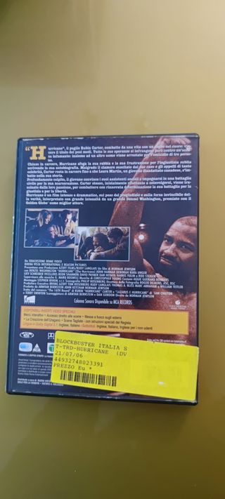 Hurricane DVD Denzel Washington