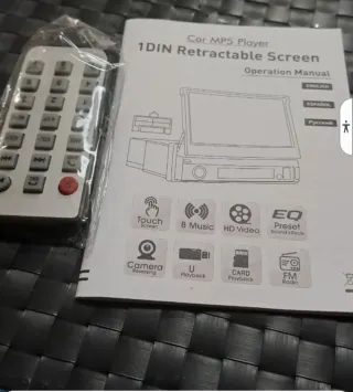 Autoradio 1 DIN MP5 Player 7 pollici