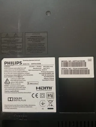 TV Philips 40 4100 Series Full HD LED(para piezas)