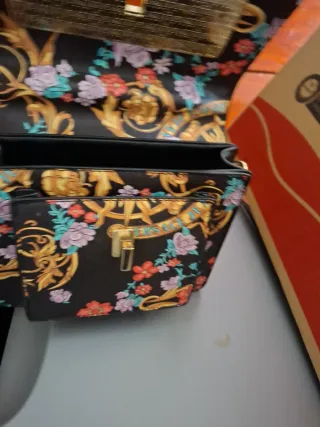 Borsa Versace Jeans Couture Nero Multicolore