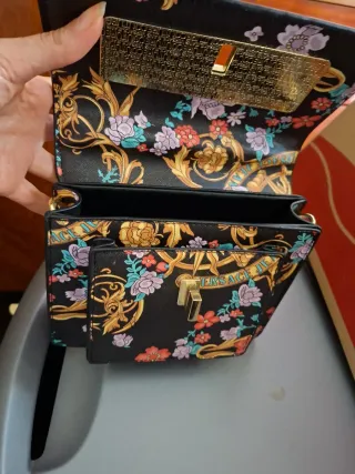 Borsa Versace Jeans Couture Nero Multicolore