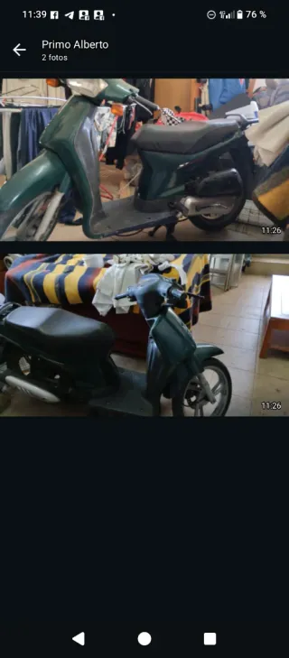Moto Scoopy Verde Automática